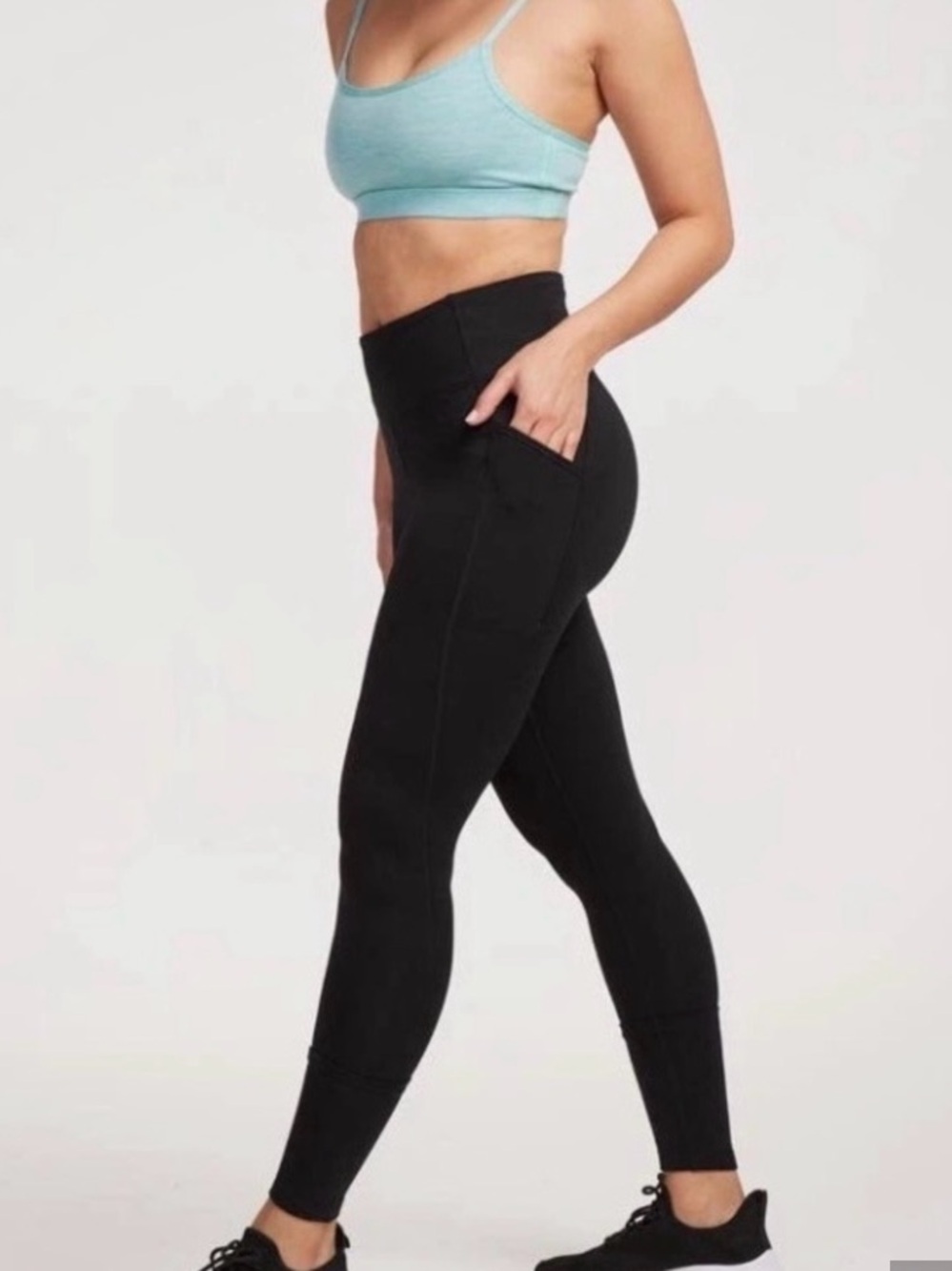 WoolX High-Rise Black Pocket Piper Leggings Merino Wool